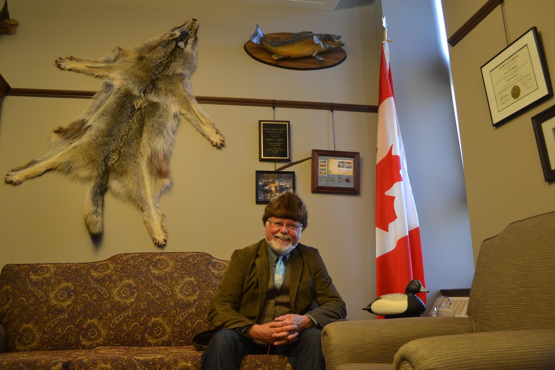 MP Robert Sopuck was pleased to hear that Canada's Conservative Government will be reversing a decision by the Royal Canadian Mounted Police (RCMP) to phase out its use of muskrat fur winter hats.