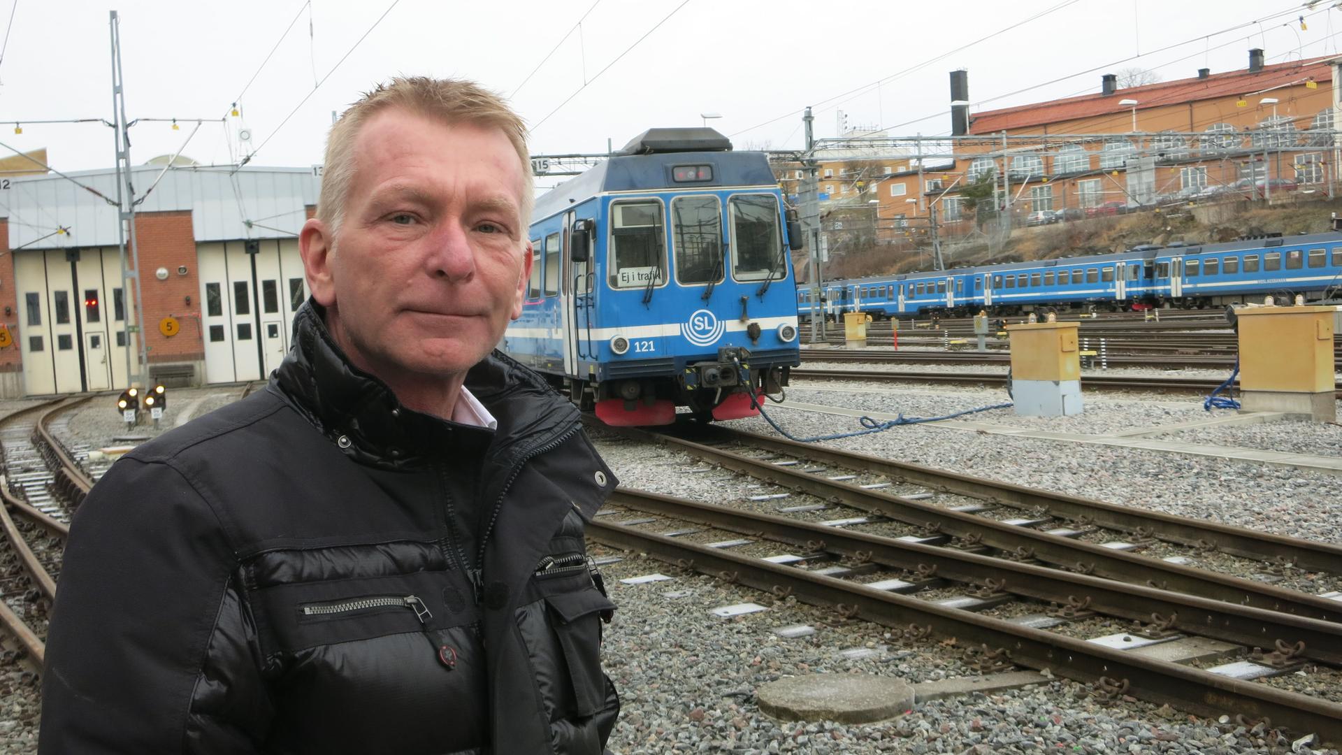 Sören Stark's job is to make the trains run on time in Stockholm. And they do.