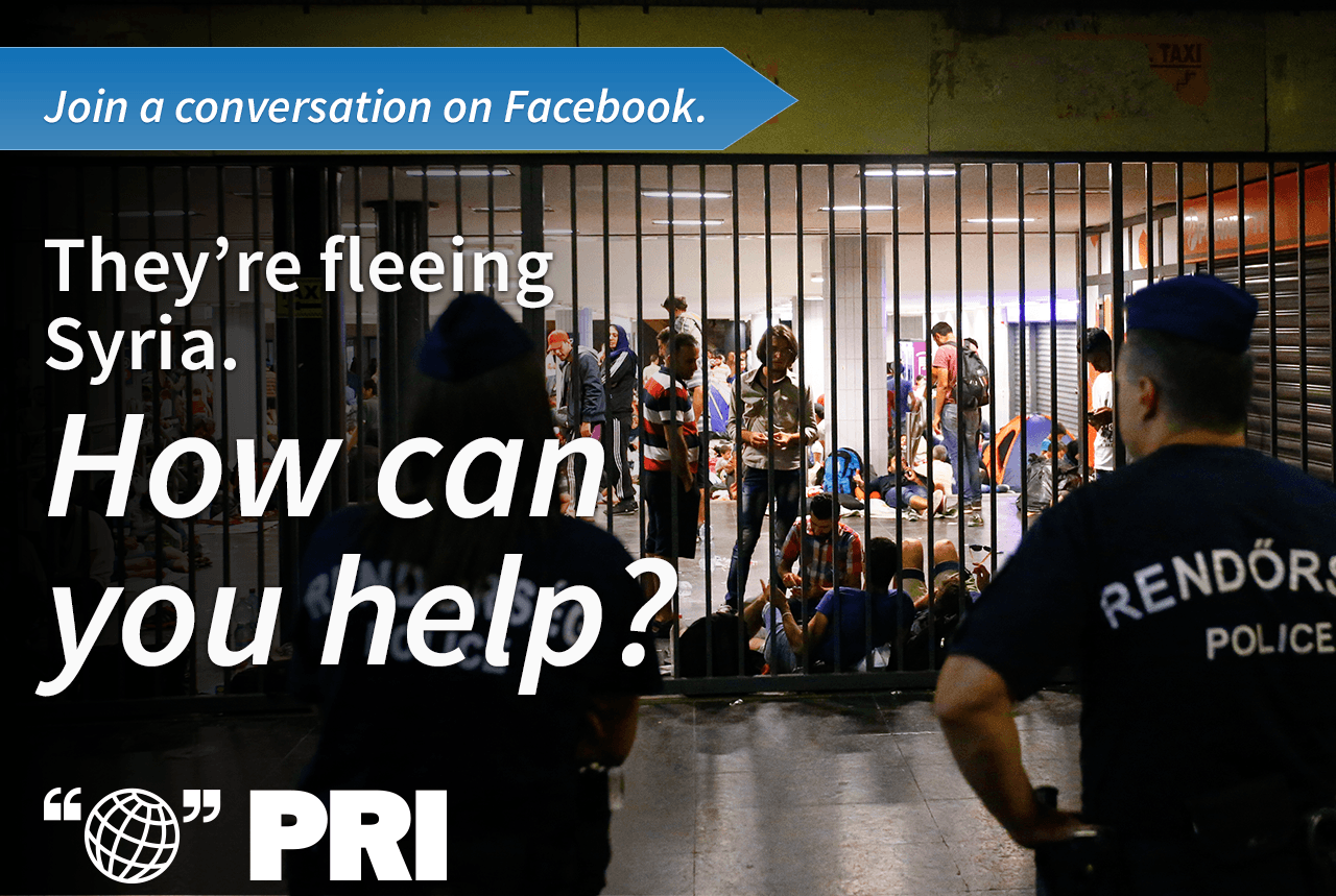 How can you help Syrian refugees? Join the conversation on Facebook.