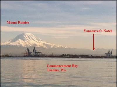 A image of Vancouver Notch that Barbara Reid marked up and submitted with the naming application.
