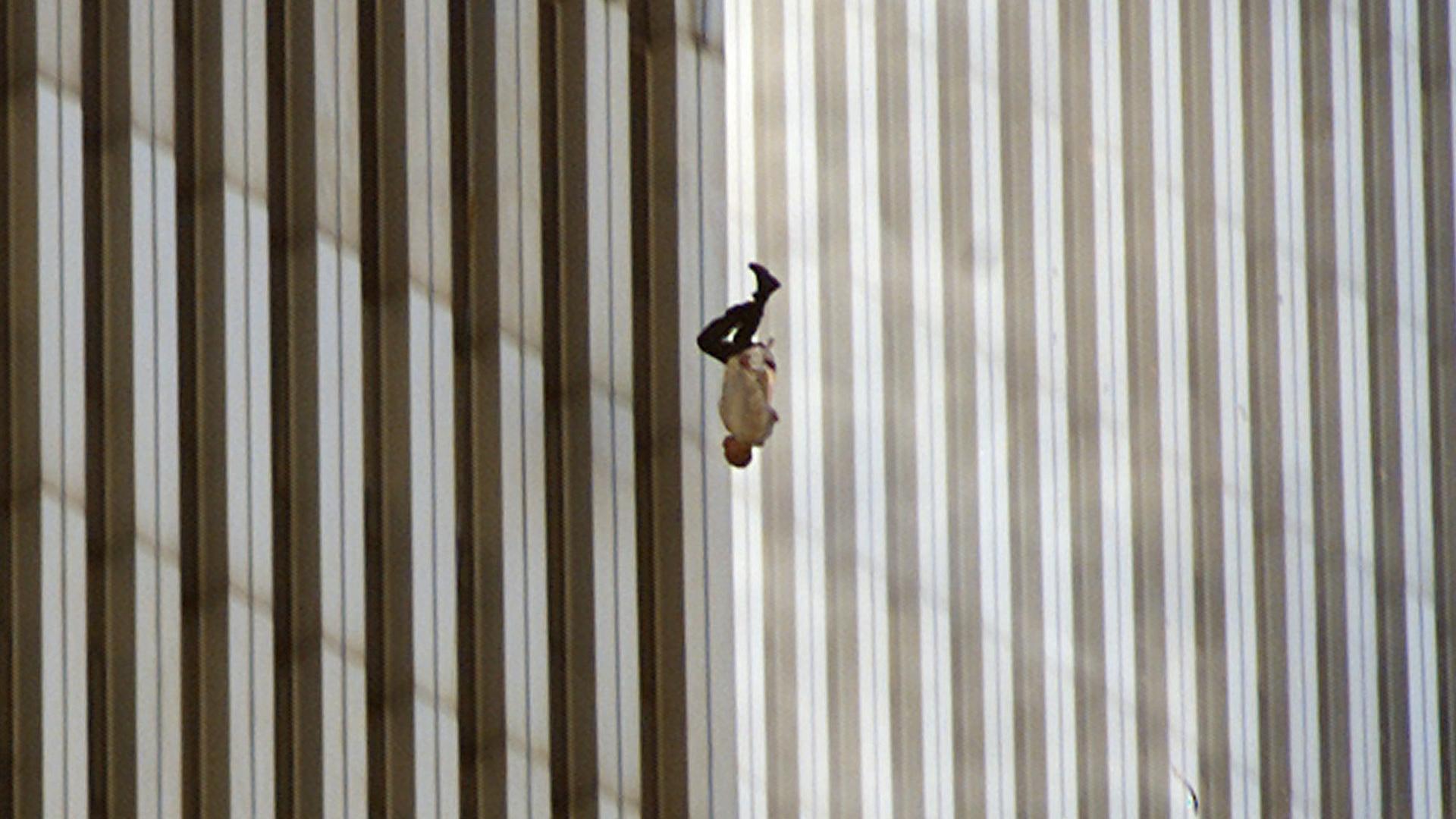 The most famous image to come out of the attacks of September 11 is called “The Falling Man” — it shows a man falling to his death from the North Tower of the World Trade Center. The photograph was published by The New York Times the next day, but the pap