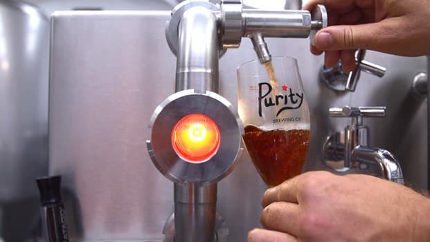 Facing a threat to its supply of hops, England's Purity Brewing Company is trying to lead the way in cutting the carbon footprint of the beer industry.