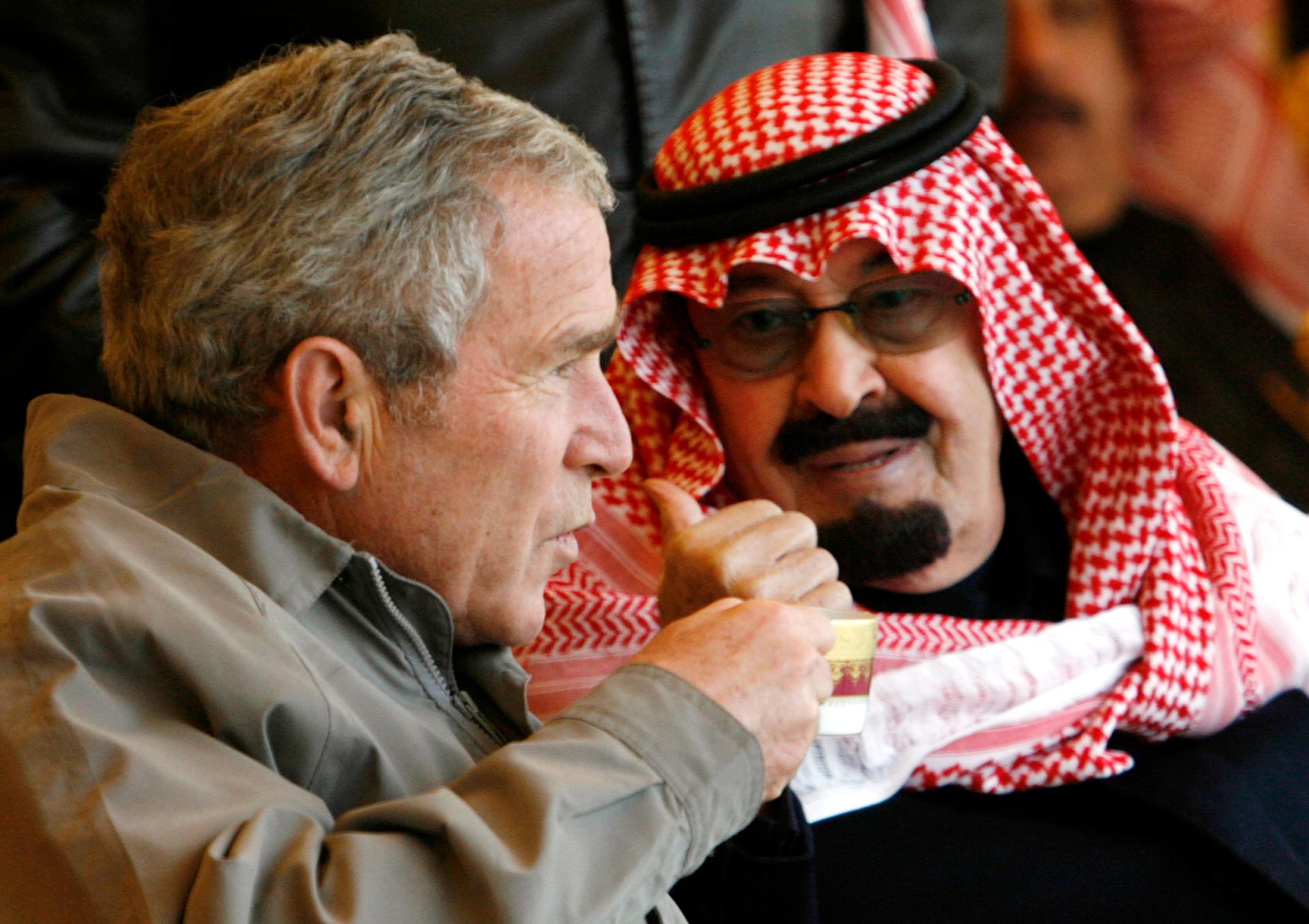 George W. Bush and King Abdullah