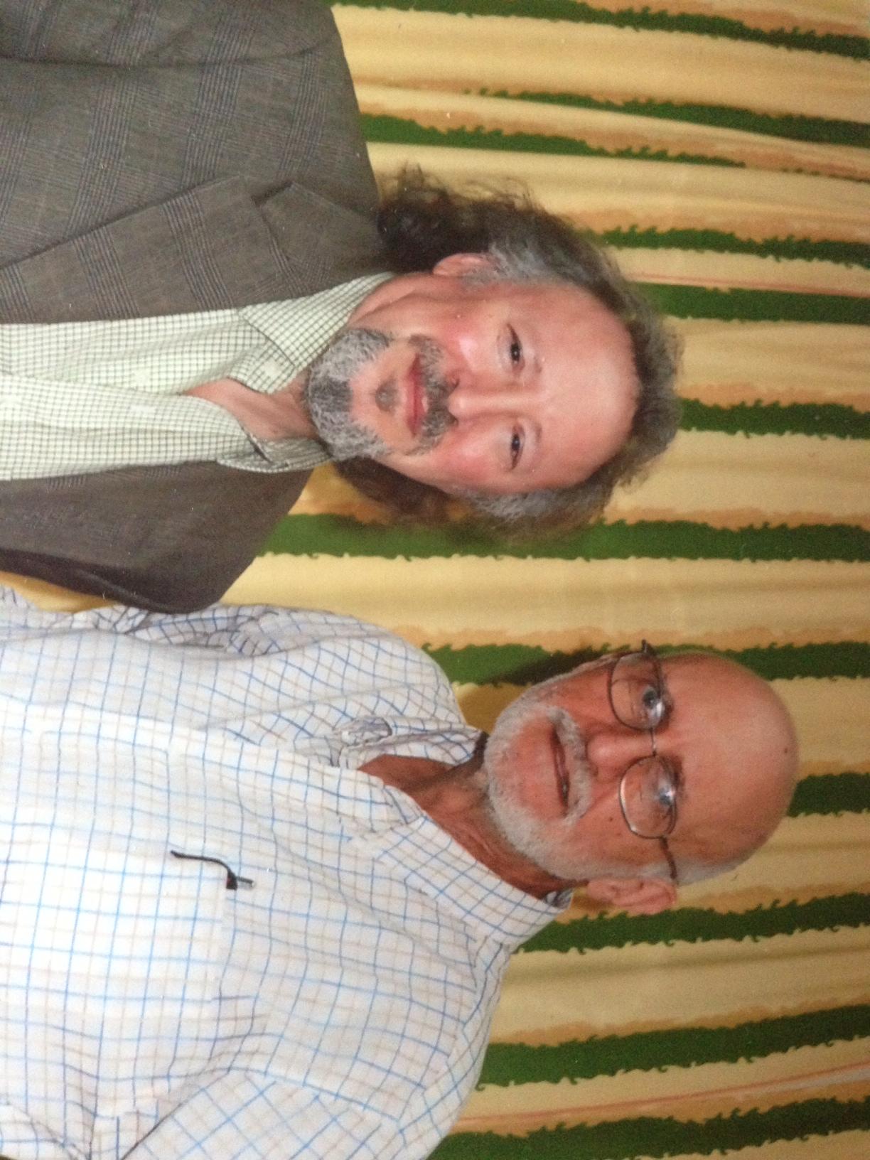 Peter Kornbluh and Alan Gross in Havana, December 2013.