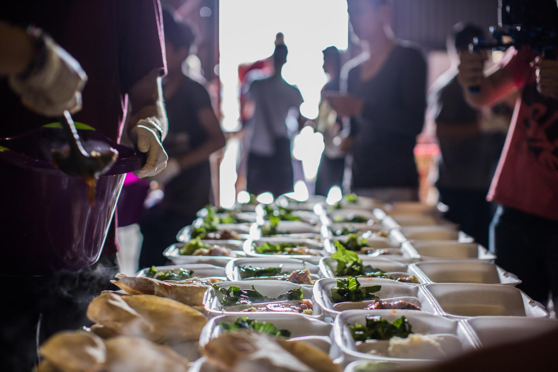 Pireaus, Athens, on the first day of the lunch distrubition program, cooking for 1500 people, we made hummus and salad, refugees and volunteers from over 10 countries worked, danced, and cleaned all day, a moment we will always remember.
