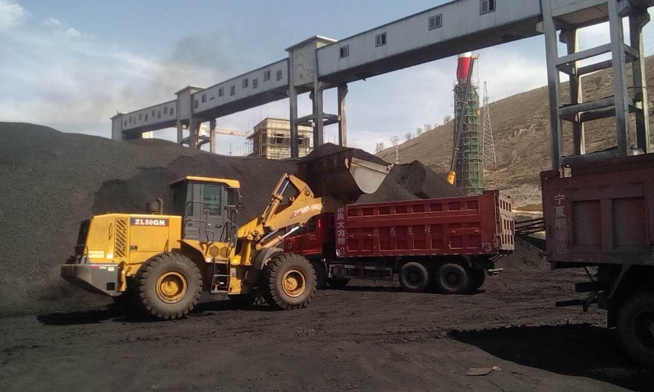 Loading coal at Wangwa mine in Ningxia, China.