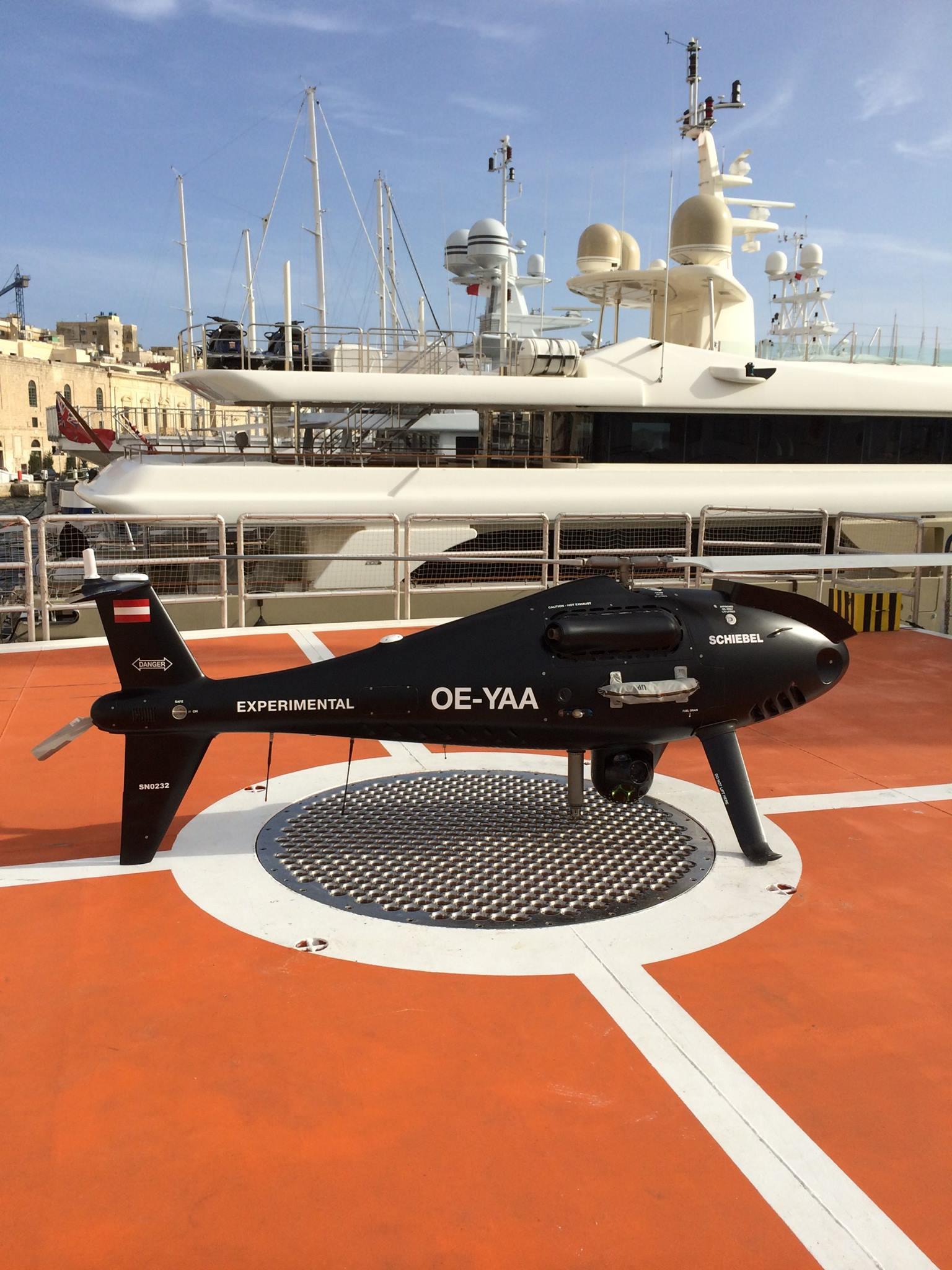 The MOAS rescue ship is equipped with drones.