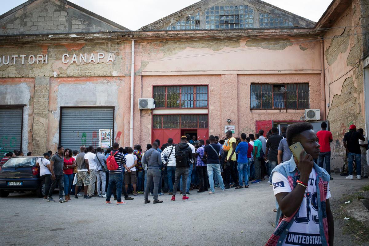 The Refugees and Asylum Seekers Movement in Caserta helps undocumented migrants secure status.