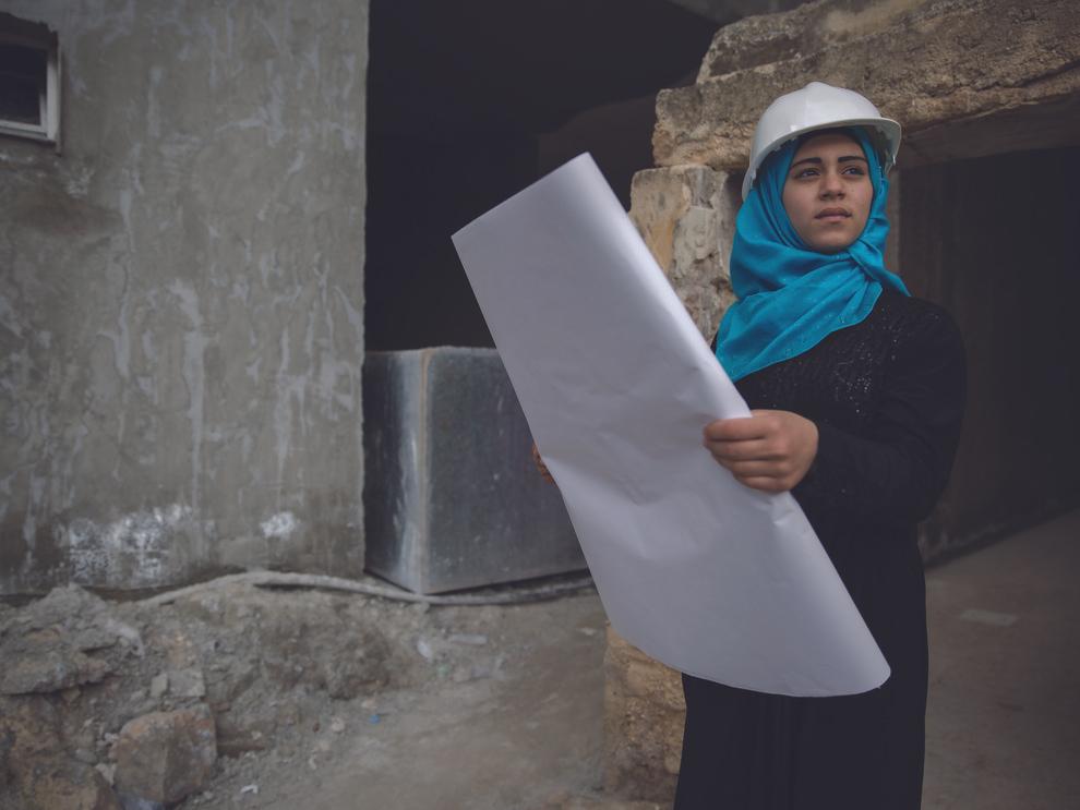Fatima, 16, wants to be an architect.