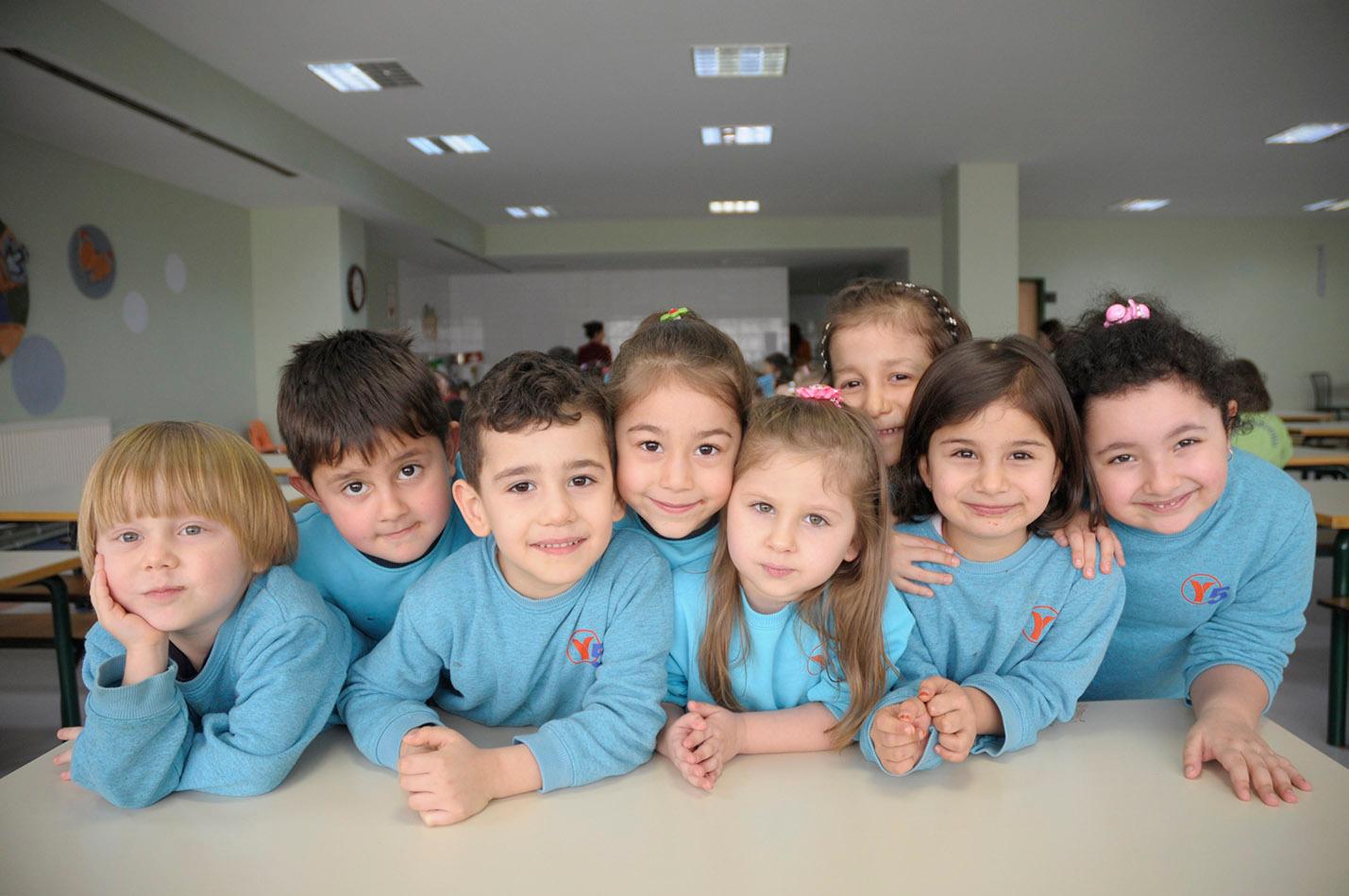 Children at a Turkish day care