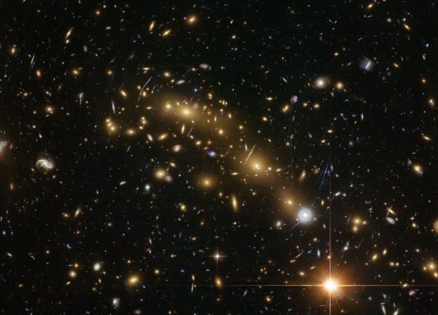 the Hubble Space Telescope Image of a Frontier Fields galaxy cluster, Abell 2744 (one of the deepest images taken of any cluster in the universe).   Credit: ESA/Hubble, NASA, HST Frontier Fields and J. Lotz, M. Mountain, A. Koekemoer, and the HFF Team (ST