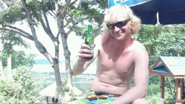 Luke Moore was living the high life.