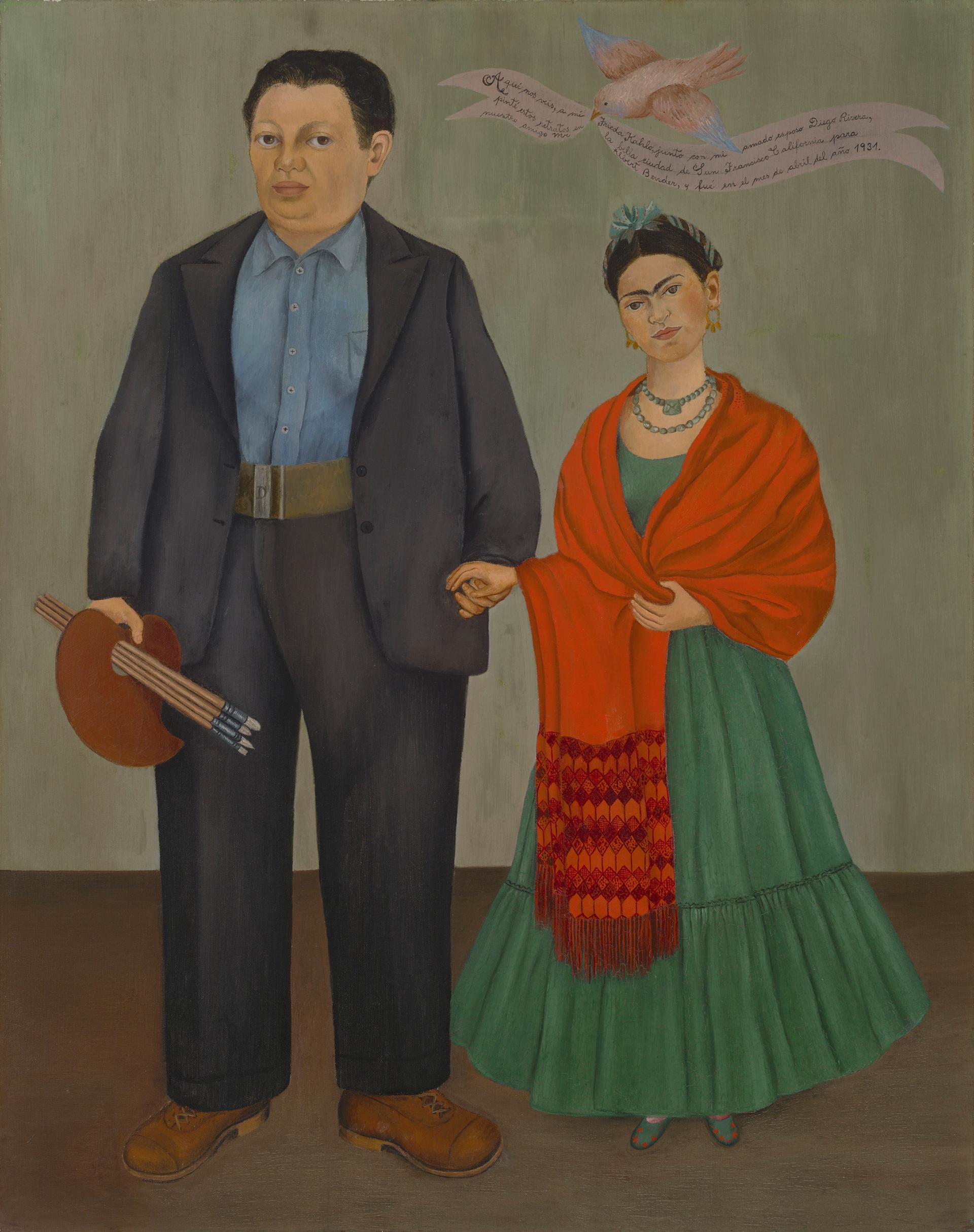 Frieda and Diego Rivera, Frida Kahlo, 1931