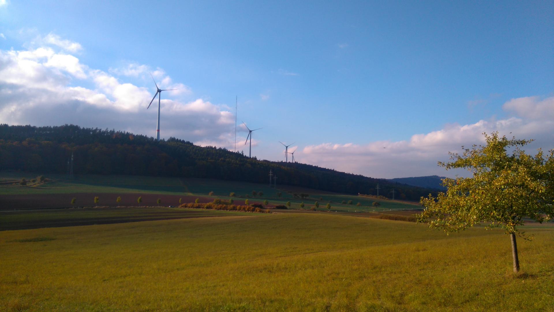 Wolfhagen boasts four windmills, a 42,000-panel solar farm and two biogas facilities that turn waste into energy.