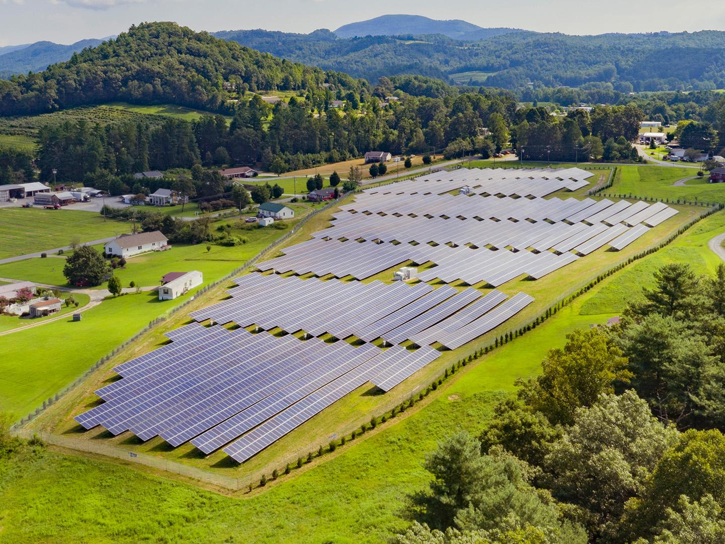 A solar farm built by Cypress Creek Renewables in Henderson, North Carolina. The solar industry’s trade group, SEIA, estimates that 23,000 jobs this year will be lost or not created due to recent tariffs.