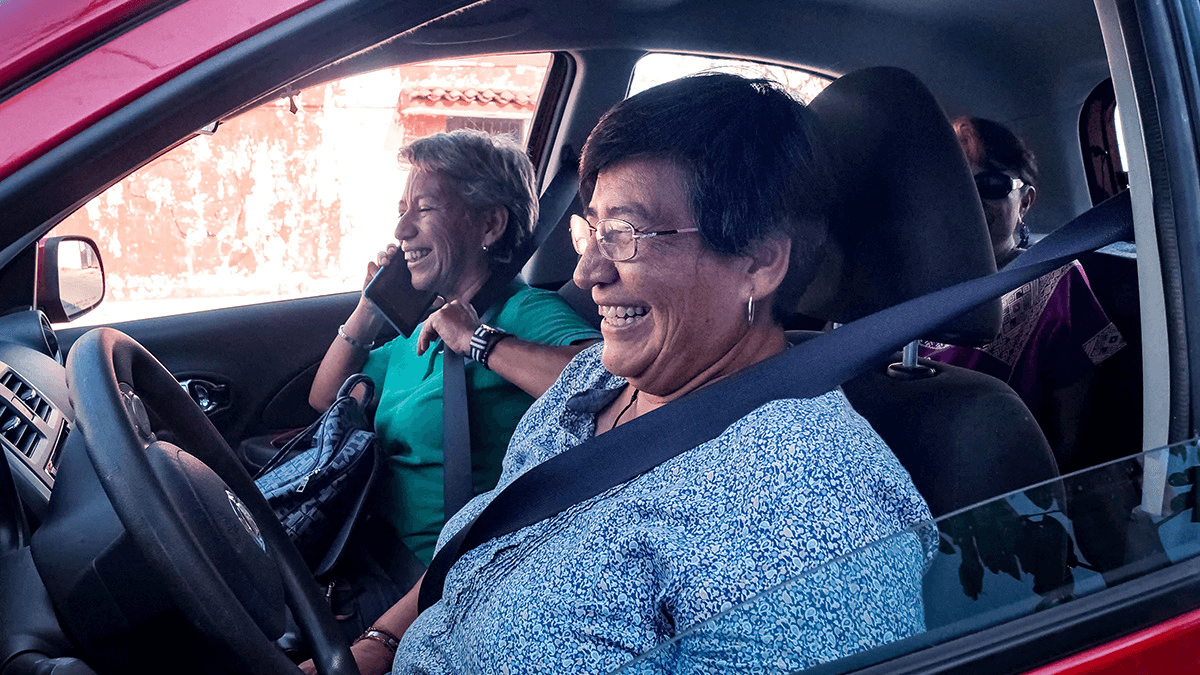 Two women founded Safe Drivers, a collective of women drivers, with two friends in 2017. The collective provides family and friends with a safe alternative to public transportation in Tuxtla Gutiérrez, the capital of Chiapas, Mexico.