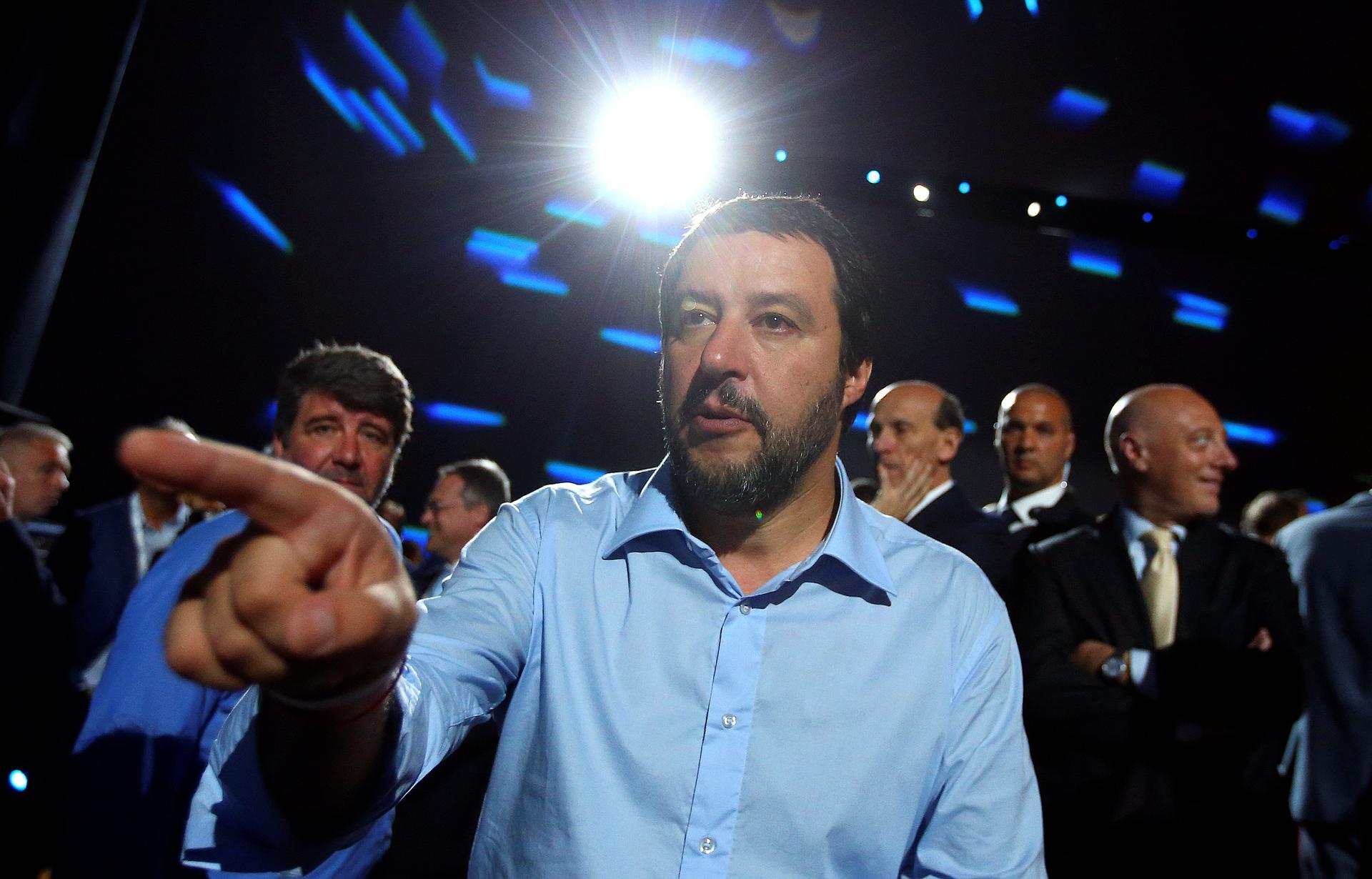 Interior Minister Matteo Salvini