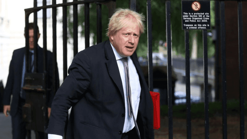 british secretary of state for foreign affairs boris johnson resigned from his post today