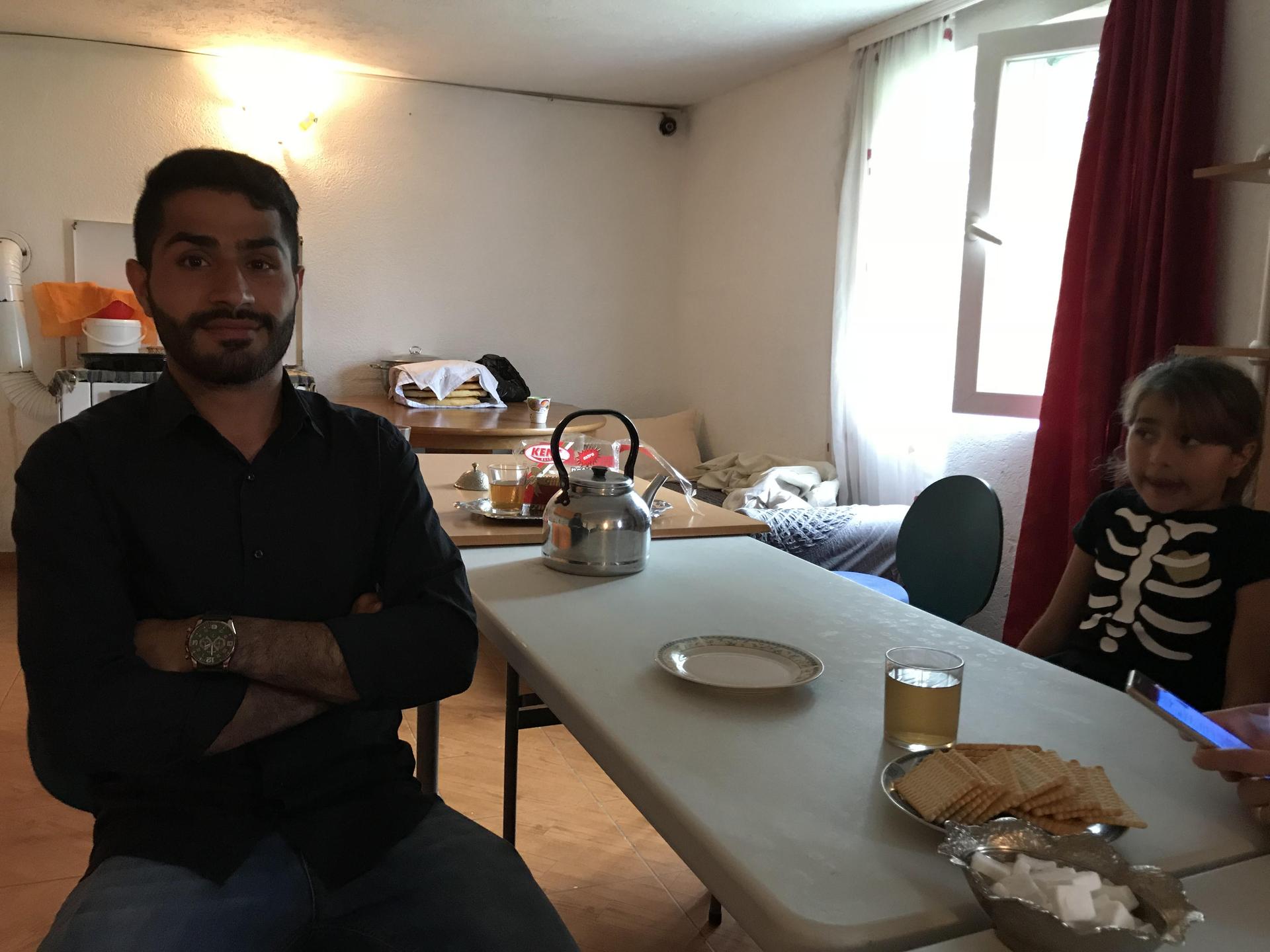 Muhsin Saafi, a refugee from Afghanistan, at an NGO-sponsored safe house in Bihac, Bosnia. He and his family have spent two years trying to reach Germany.