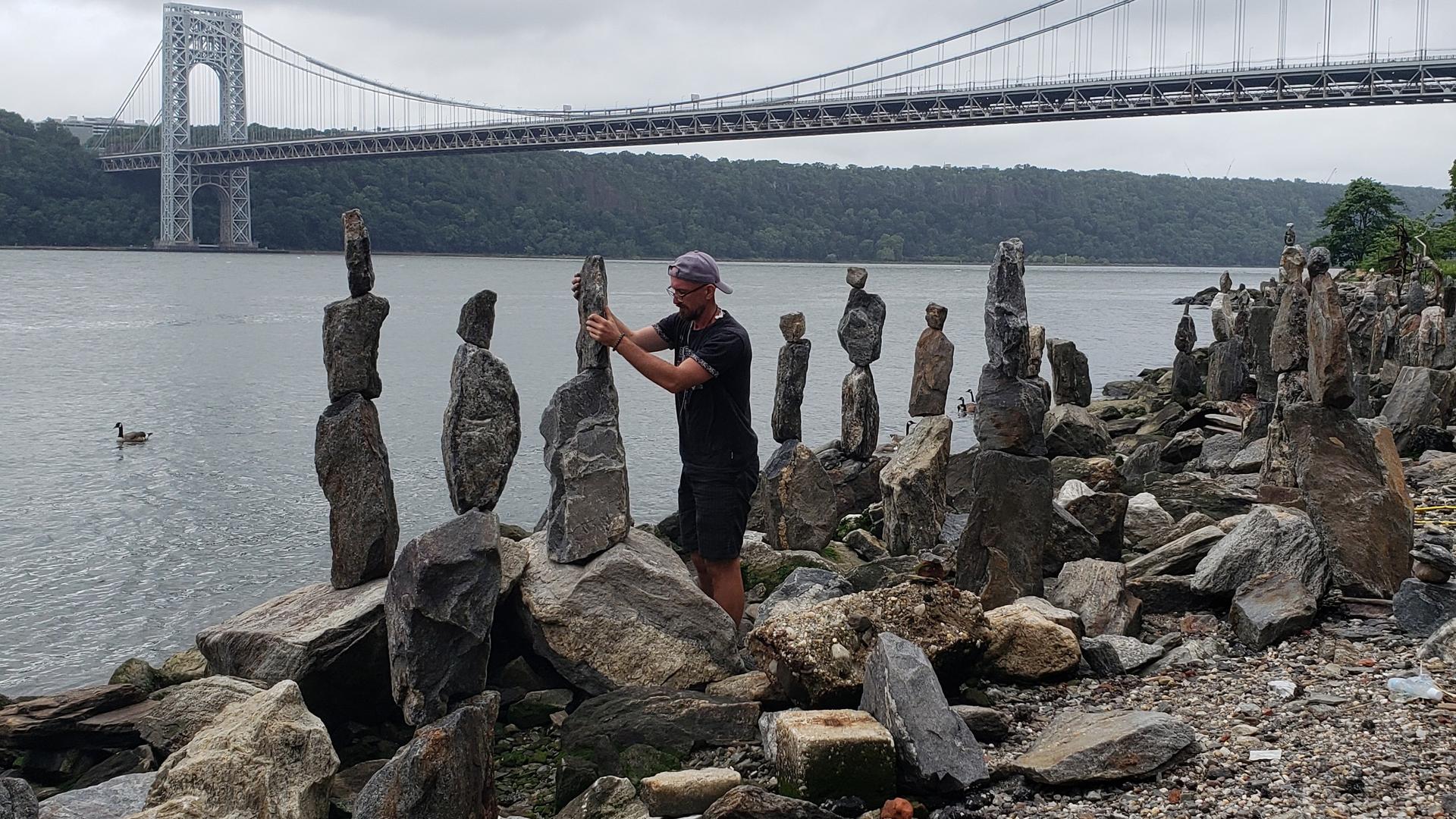 For Uliks Gryka, creating these stone figures is a spiritual experience: 