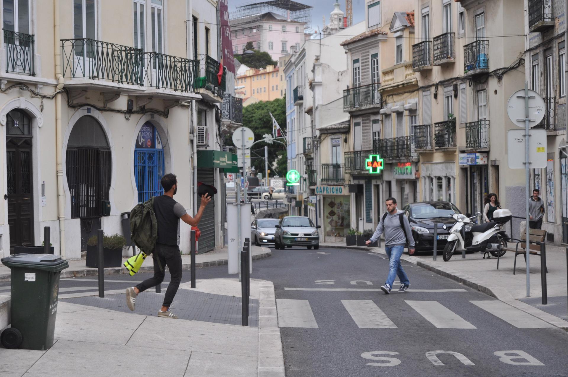 street in Alcântara lisbon