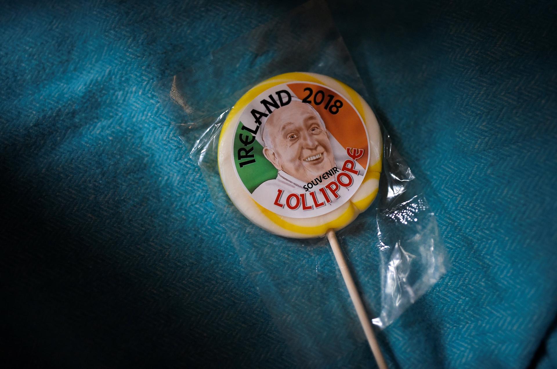 A souvenir lollipop called a 