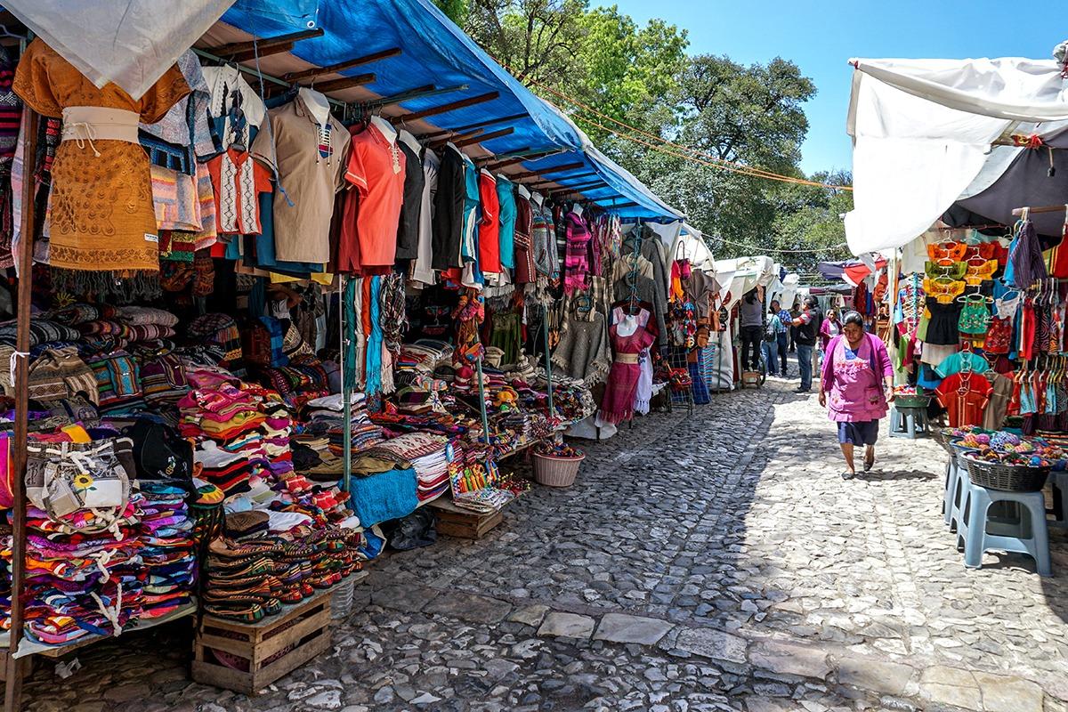 an artisans market in mexico