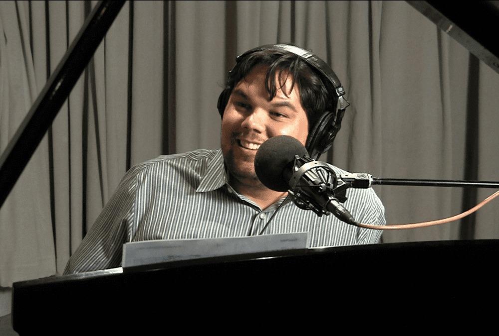 Robert Lopez performs in studio in 2011.