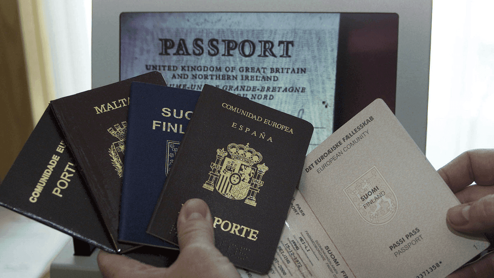 passports from several countries