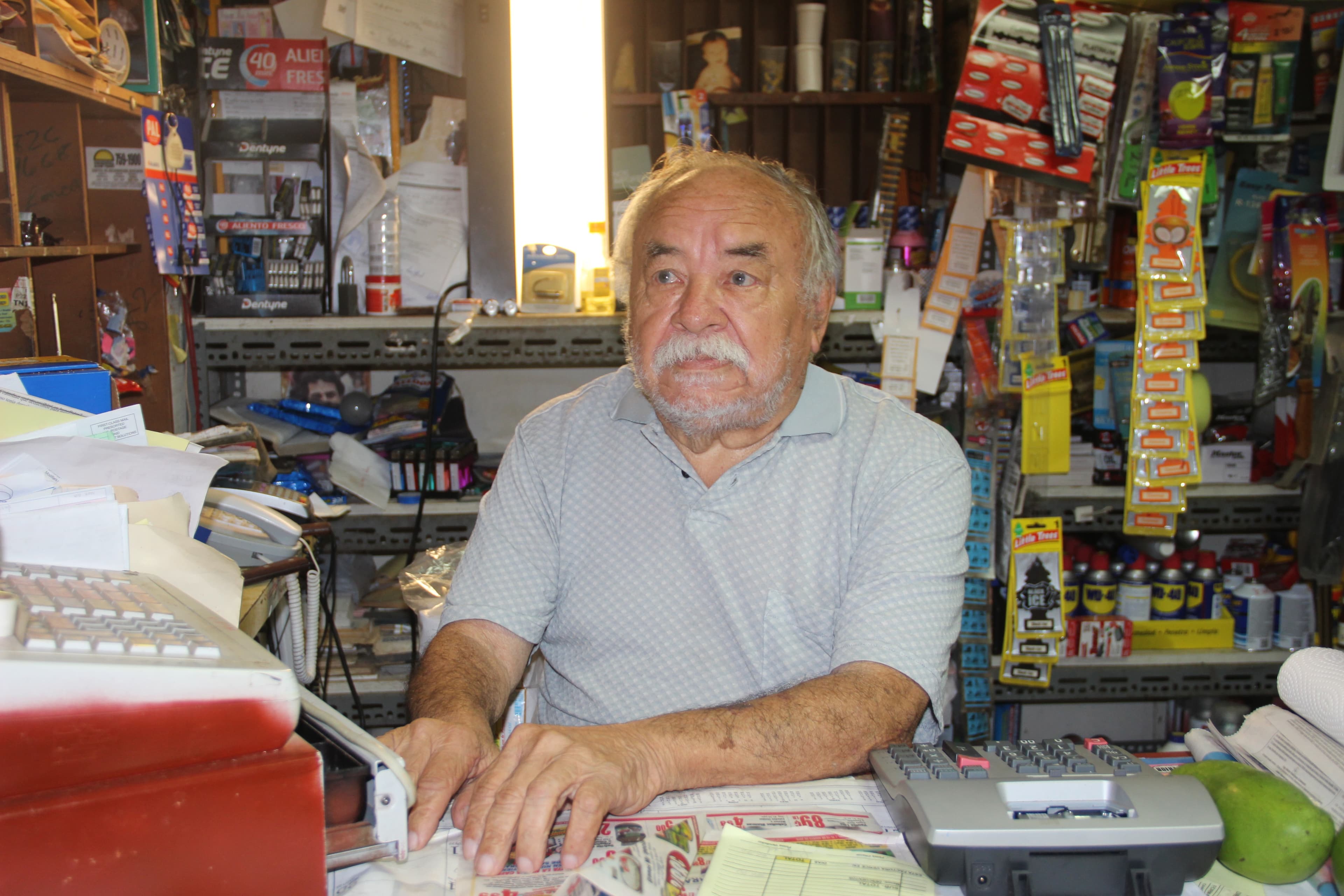 Man at his store
