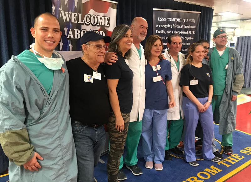 doctors standing in line for a photo