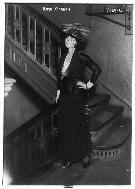 Ruth Gordon in 1896.