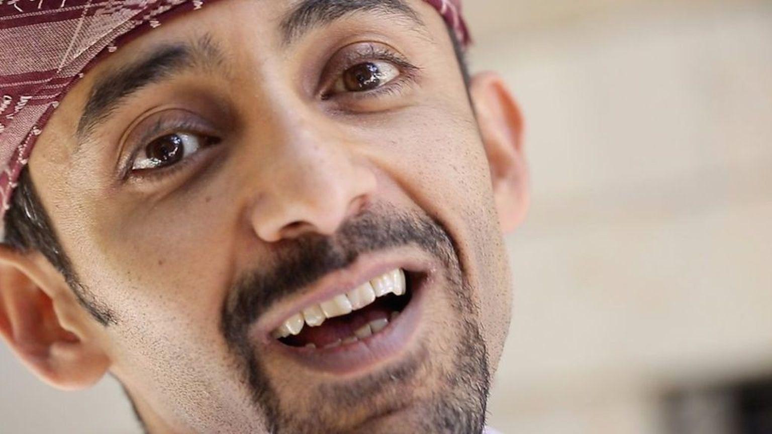 Hisham al-Omeisy, narrator of 'Guess my country,' a video by Mai Noman for the BBC
