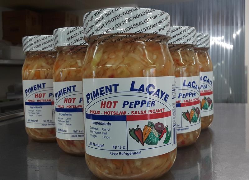 Piment Lacaye is a Haitian-owned pikliz brand that is sold at Heads or Tails Seafood Market and local grocery stores.
