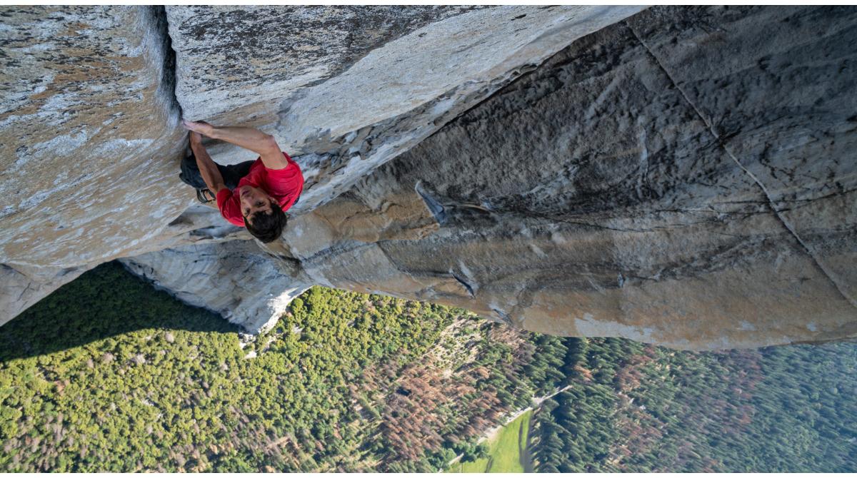 Alex Honnold climbs in Yosemite National Park