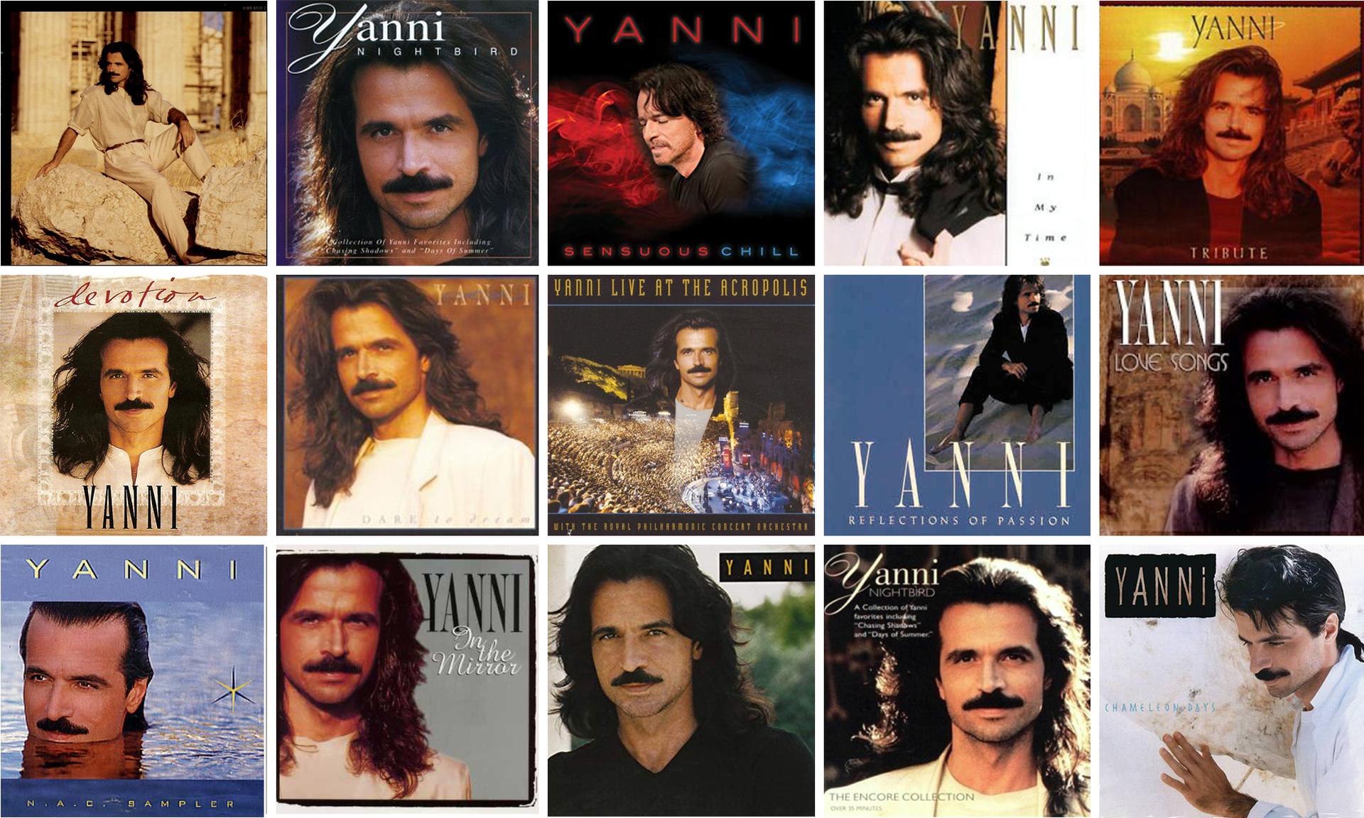 Yanni, the Greek god of sweeping, symphonic ‘90s music.