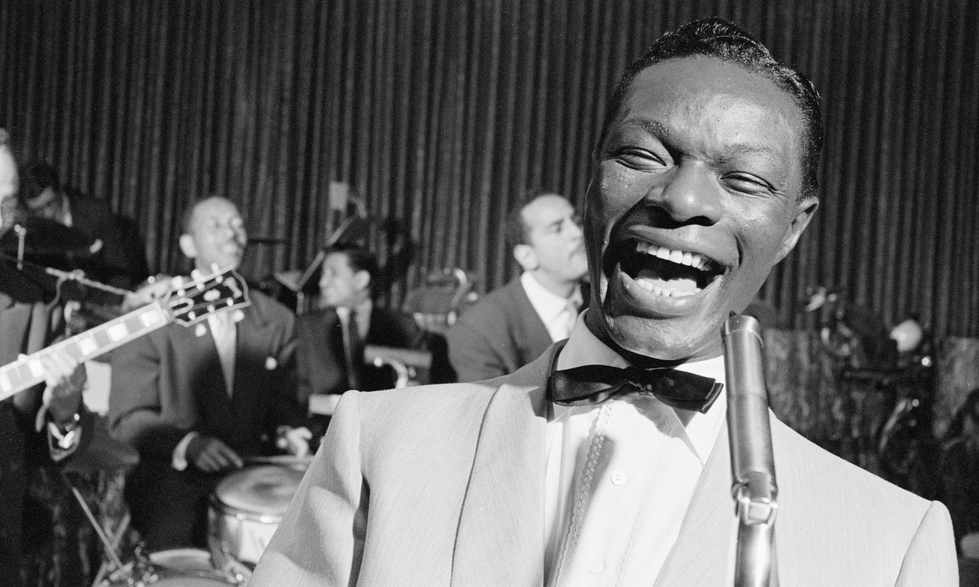 Nat King Cole performs in Chicago in 1954.