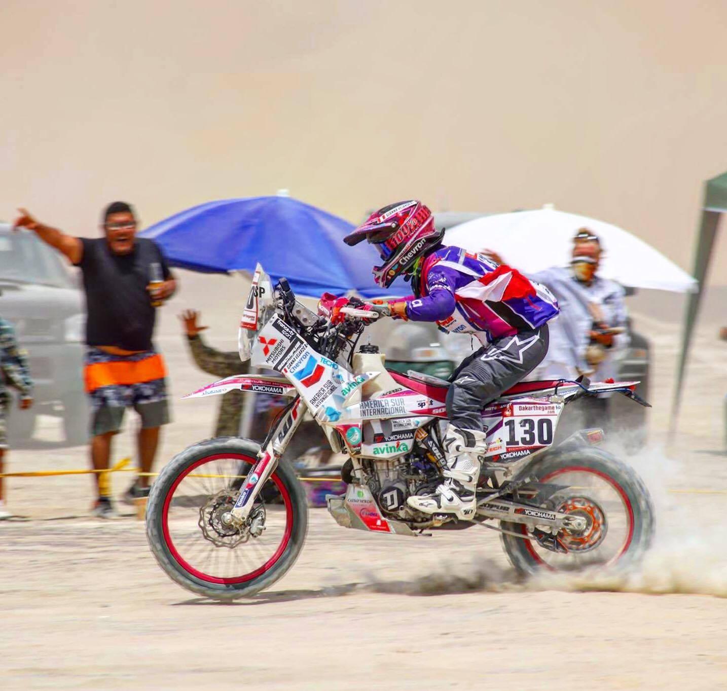 In January, Gianna Velarde became the first Peruvian female rider to race in the Dakar Rally.