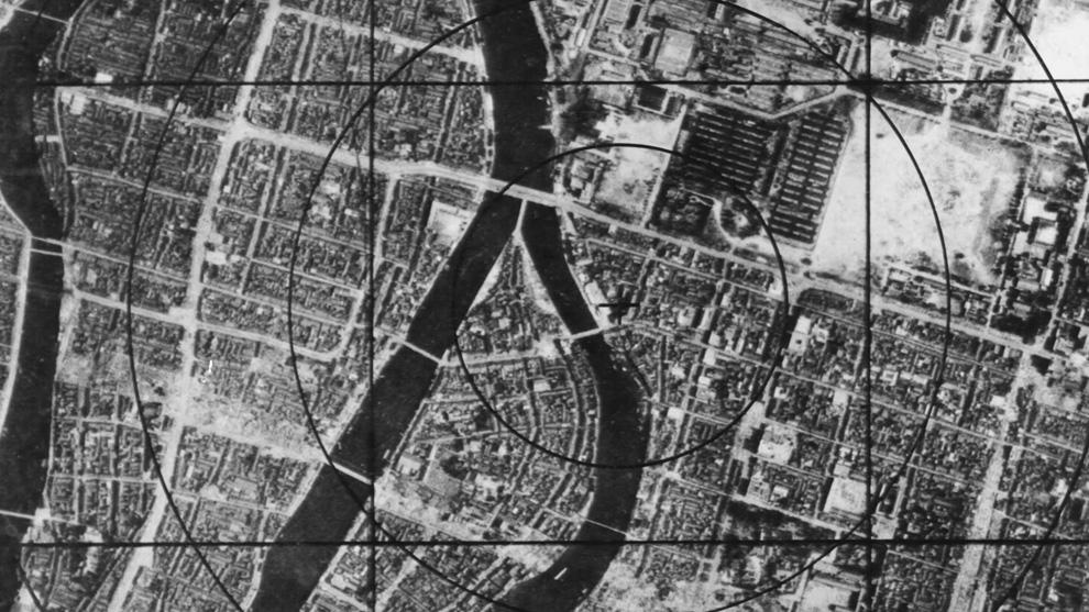 Hiroshima target map