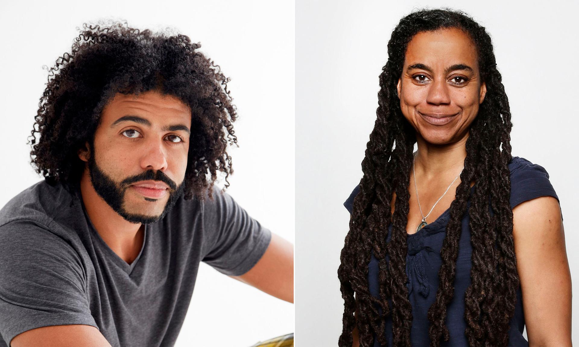 Actor Daveed Diggs and playwright Suzan Lori-Parks.