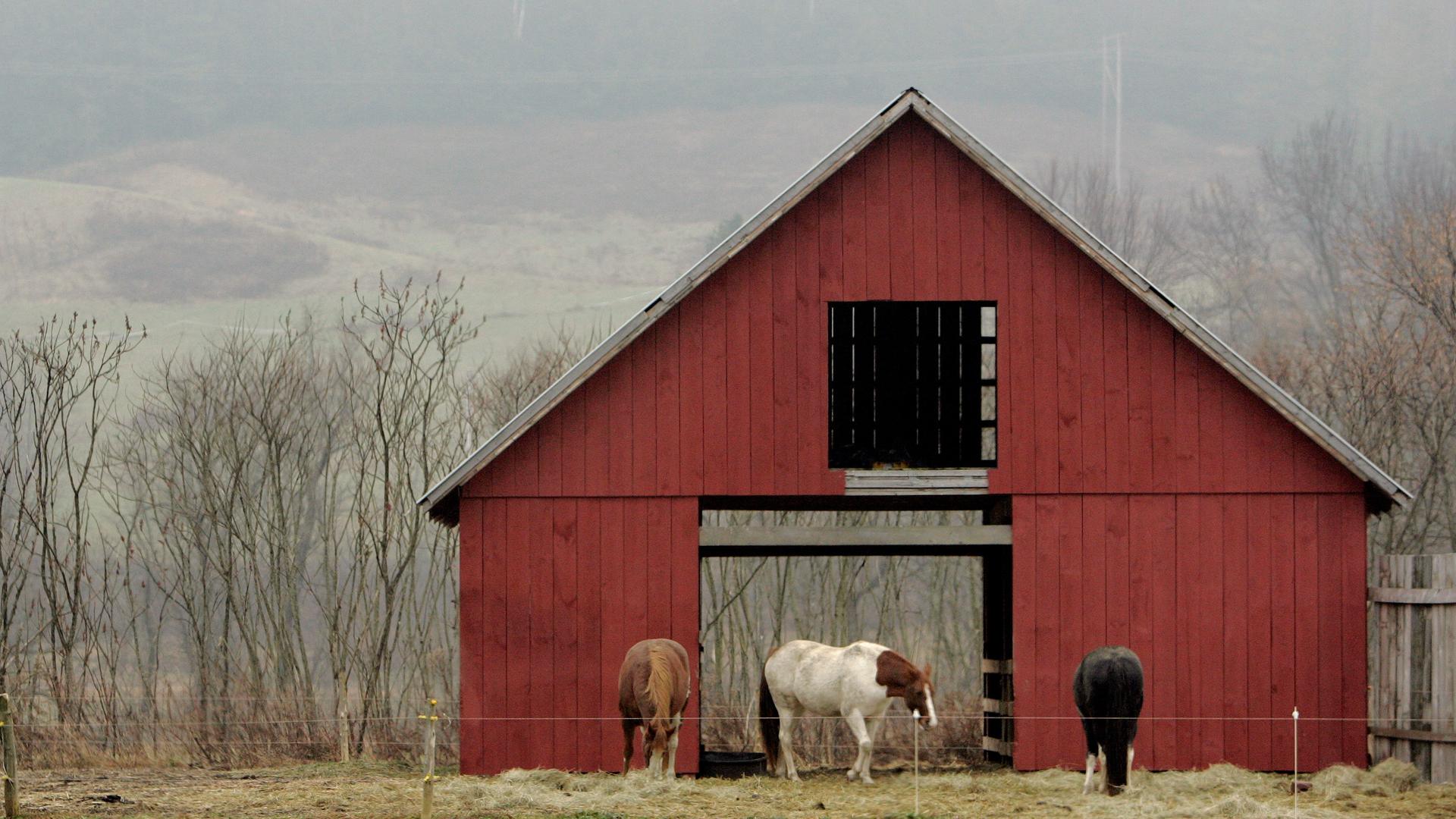 a barn in vermont