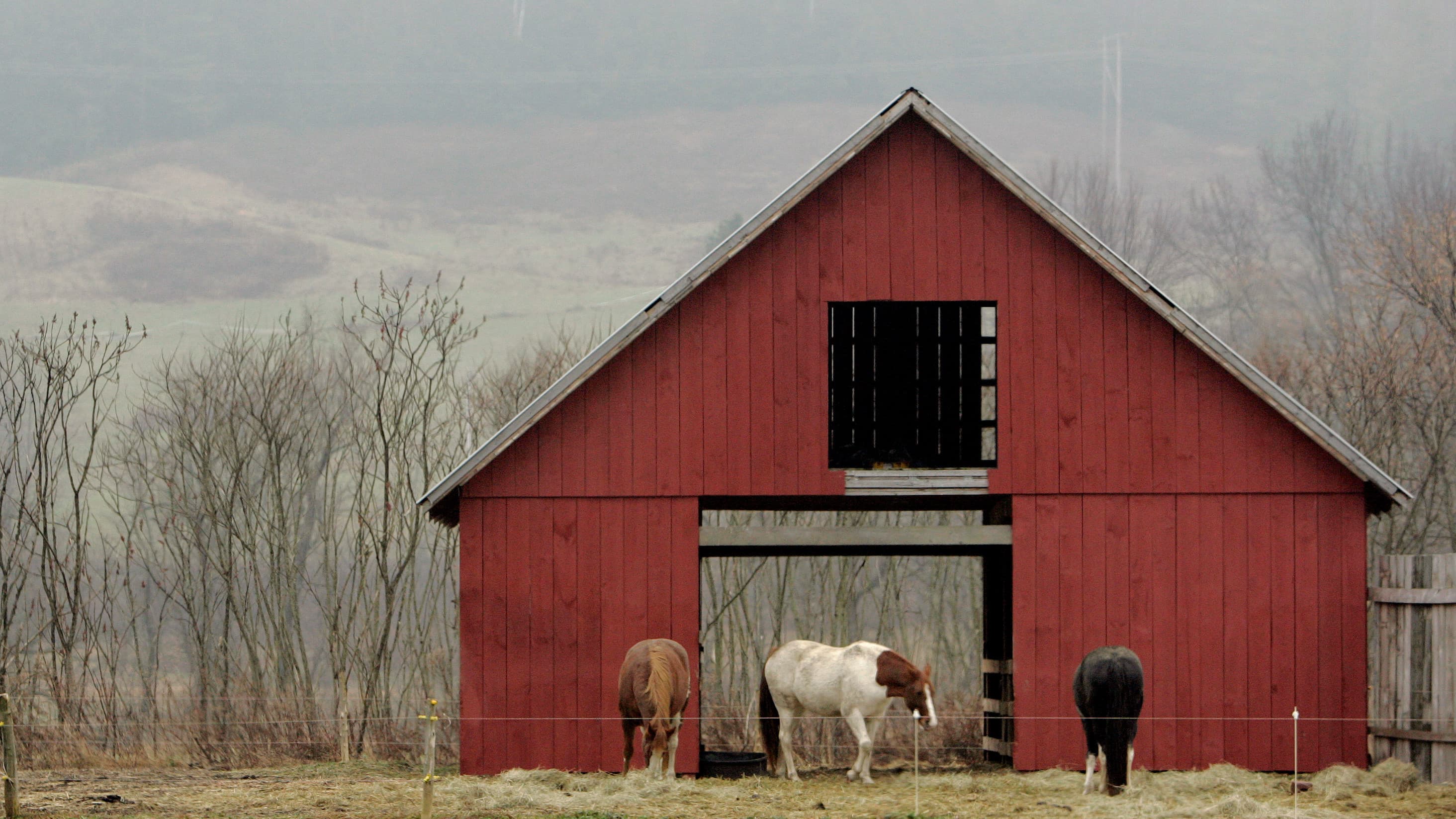 a barn in vermont