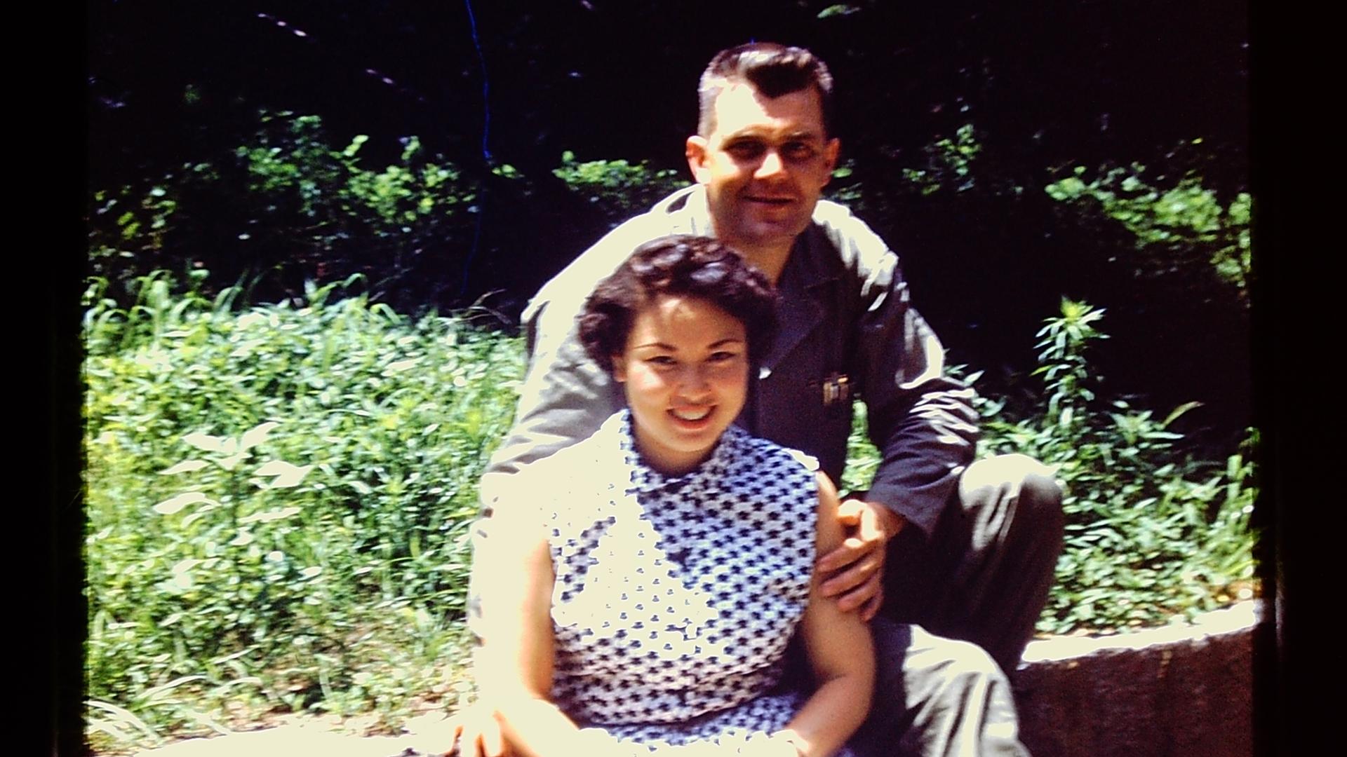 Sook Ei and George Lampman met at the US embassy in Seoul in the months before the start of the Korean War. 