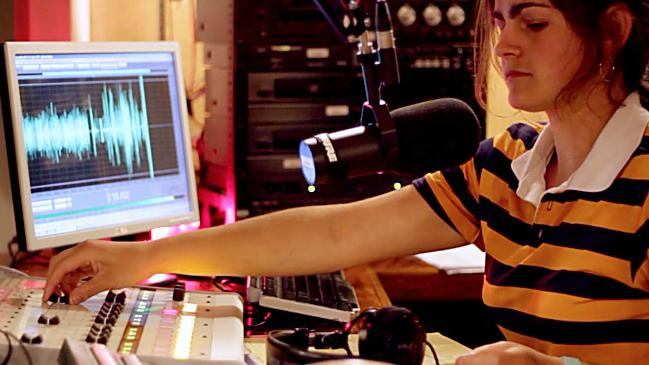 WMMT-FM DJ Sylvia Ryerson.
