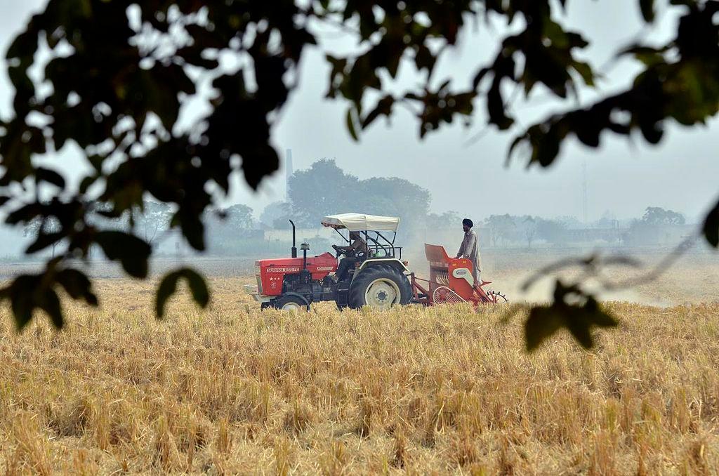 Tractor farming in India