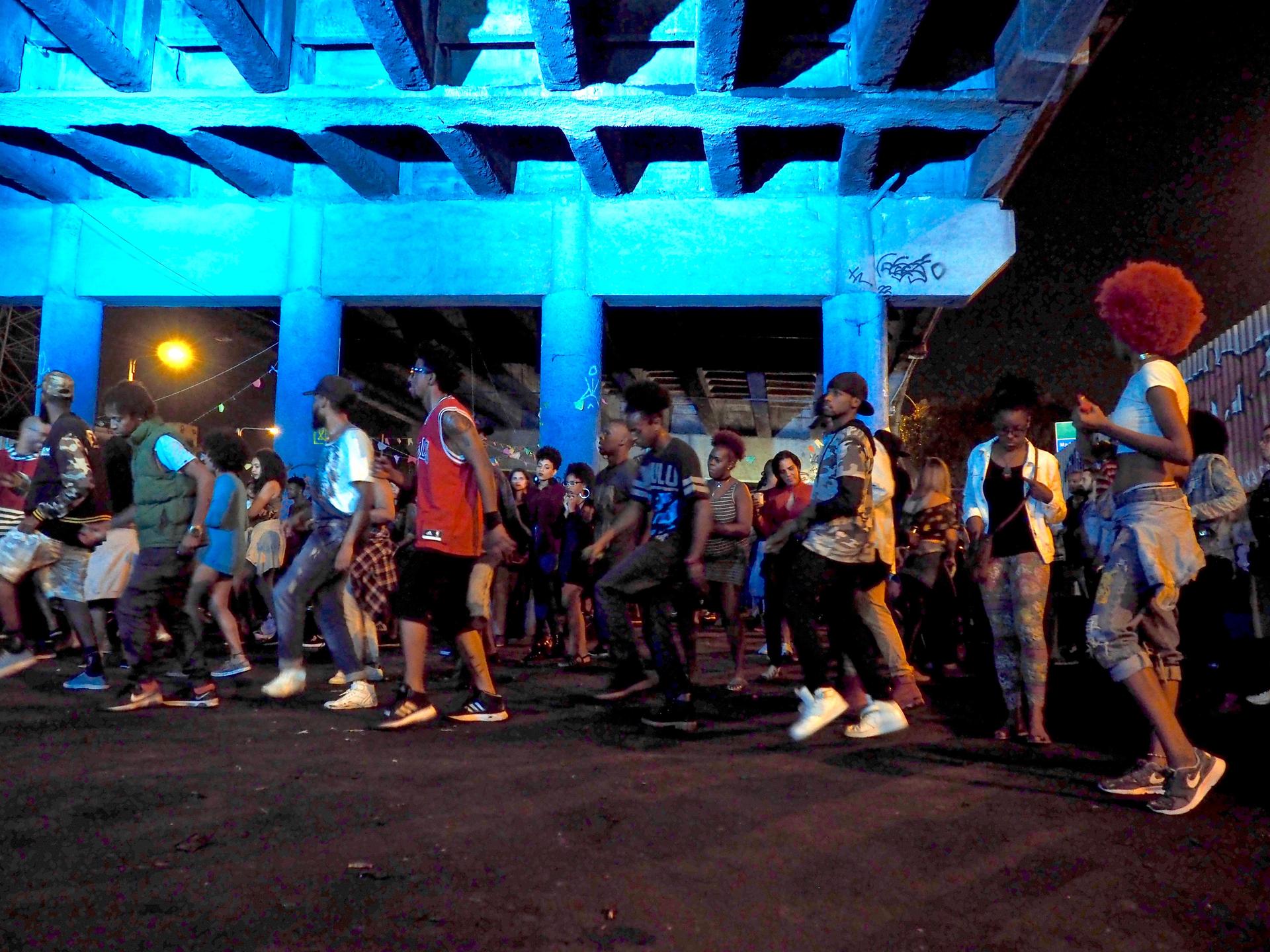 Madureira's Baile do Viaduto, the Dance at the Overpass, is affectionately simply called Dutão, or the big overpass, by regulars.