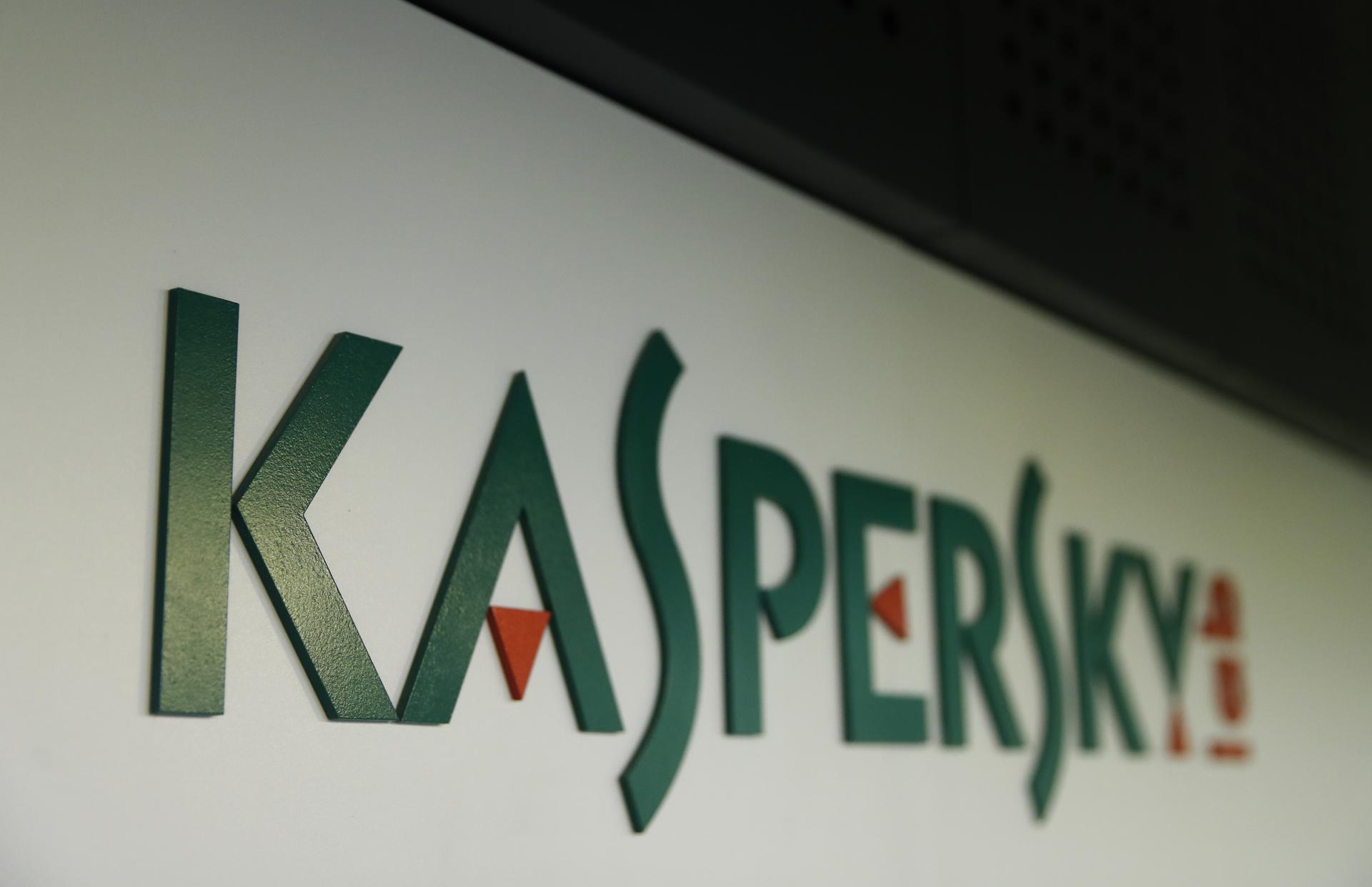 The logo of Russia's Kaspersky Lab