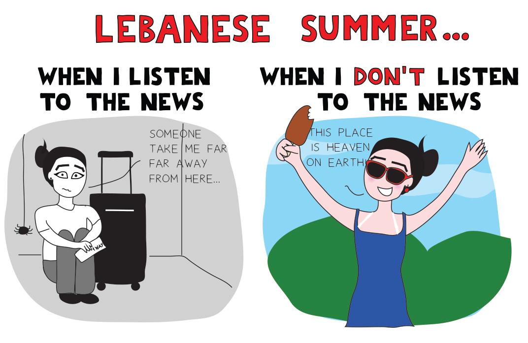 Lebanese editorial cartoon