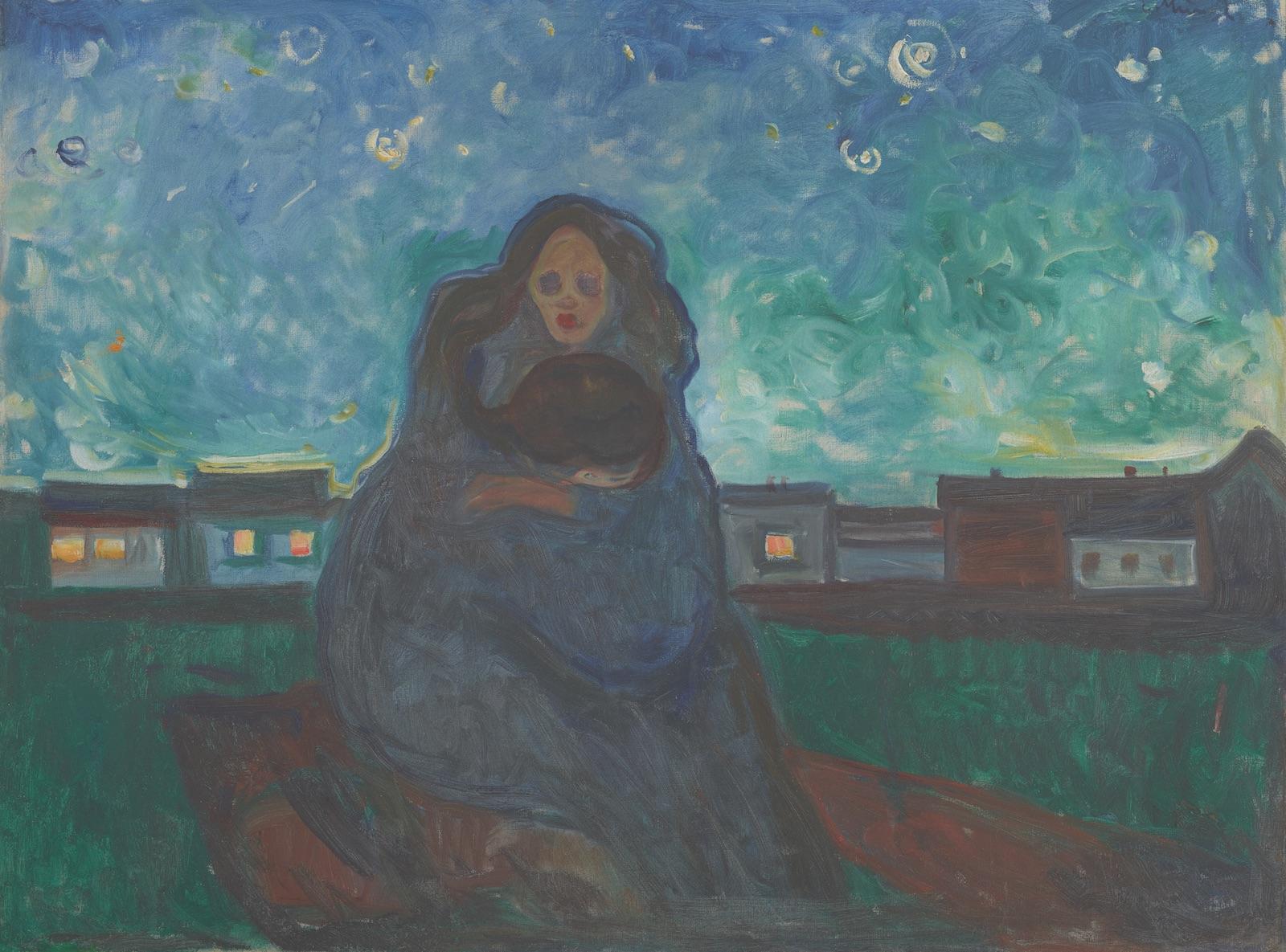 “Under the Stars” (1900-5) by Edvard Munch
