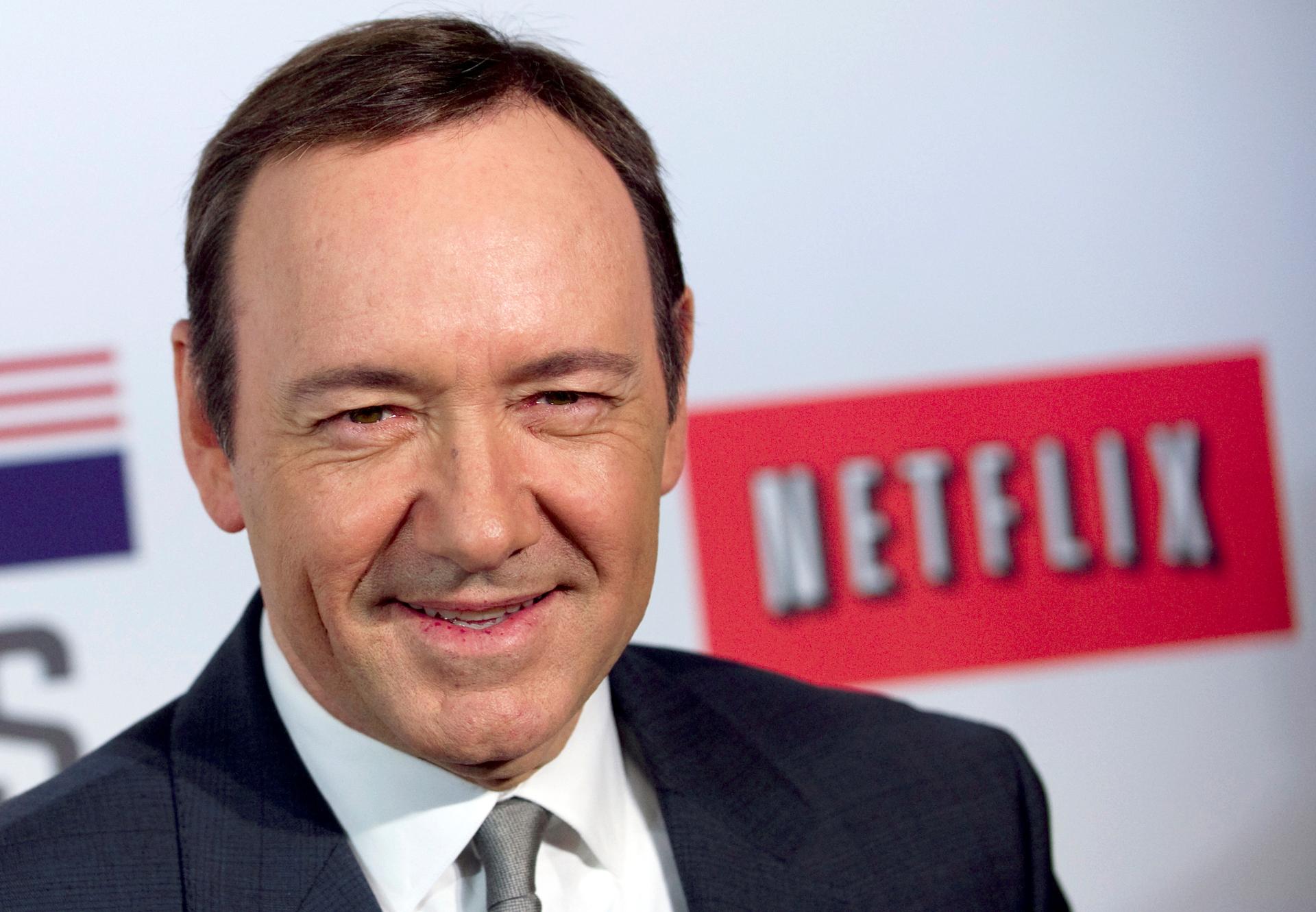 Actor Kevin Spacey at the premiere of Netflix's television series "House of Cards" at Alice Tully Hall in the Lincoln Center